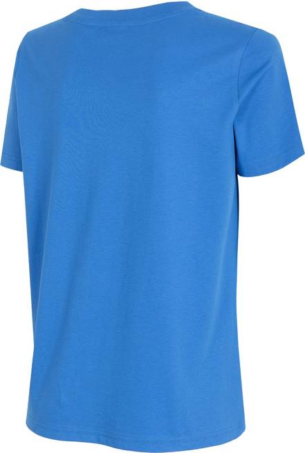 T-shirt damski 4F TSD017 bawełniany niebieski